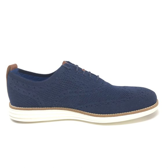 Cole Haan Blue Knit Oxfords main image 7